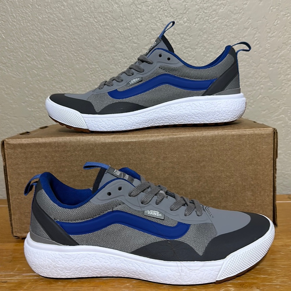 Vans Ultrarange Exo gray true white royal blue men’s size 7 or women’s size 8.5